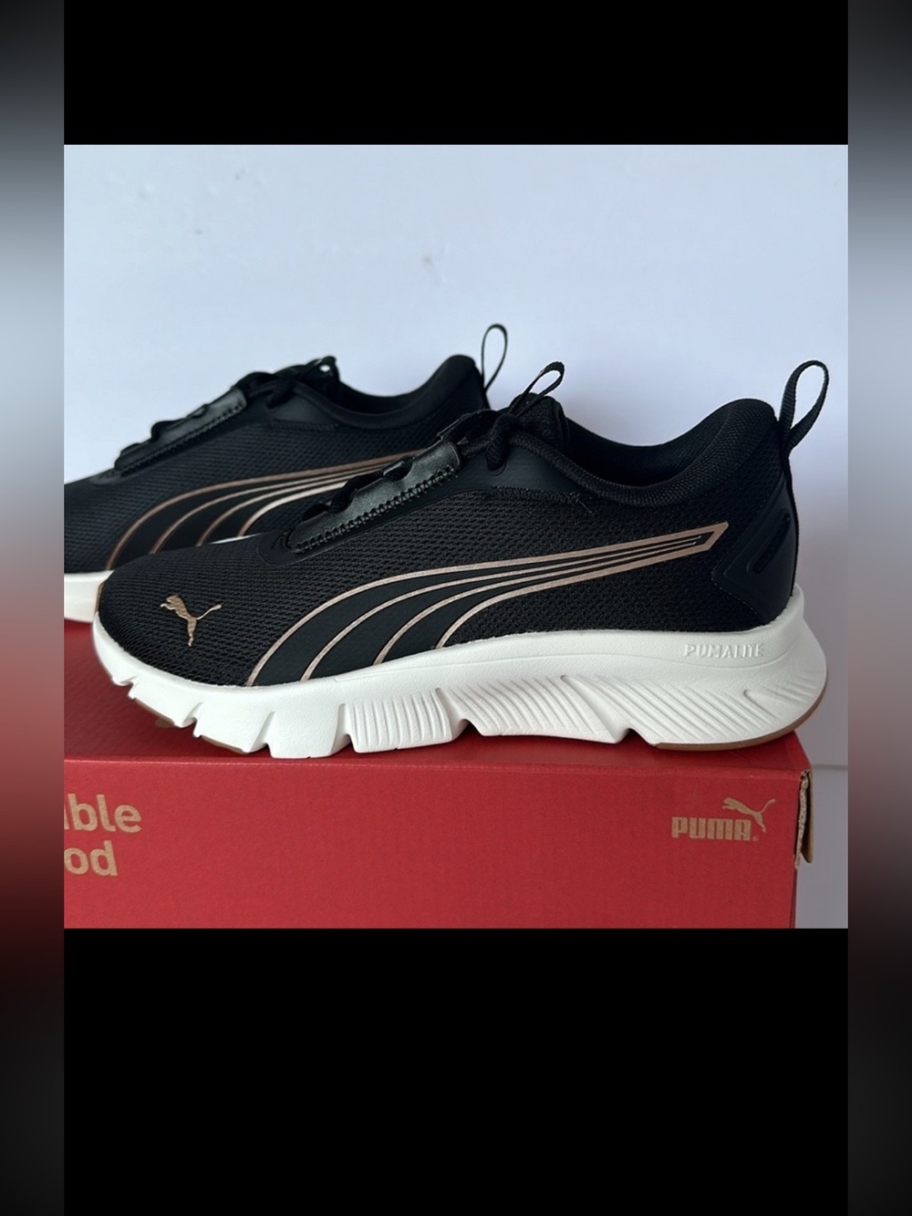 Puma Women’s Focus Lite Sneakers Black Size 6.5 #1788340